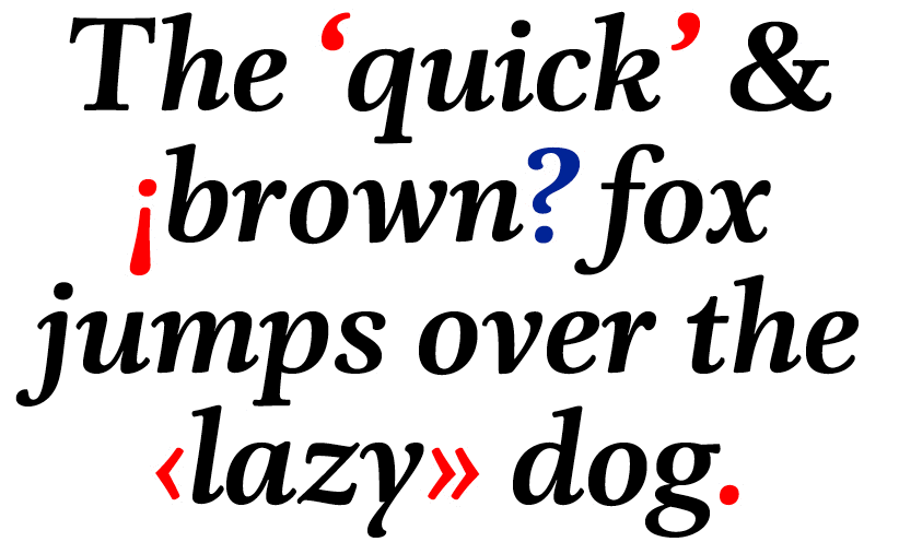 DTL Unico Bold Italic