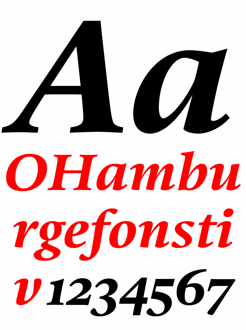 DTL Valiance Text Bold Italic