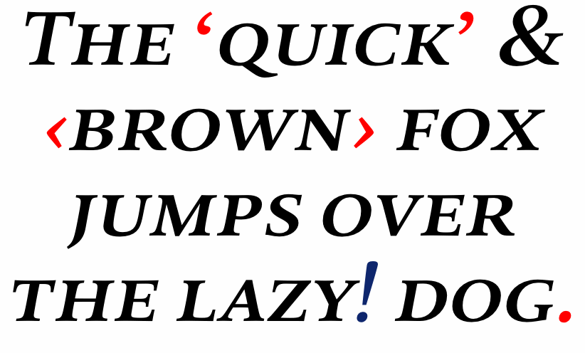 DTL Valiance Text Caps Medium Italic