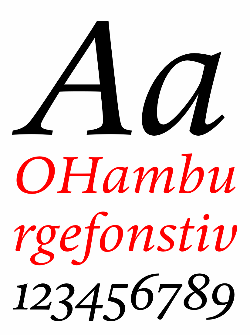 DTL Valiance Text Regular Italic